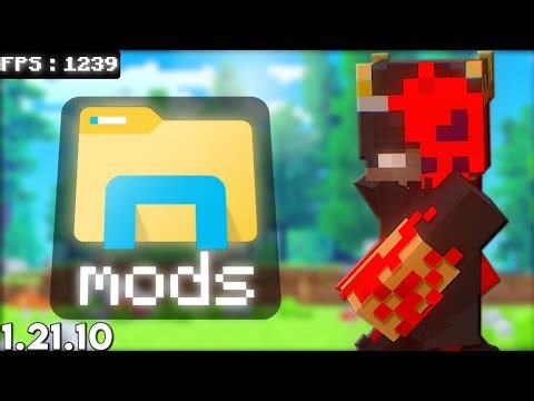 Best FPS Boost/Optimization Mods for 1.21.10! 150+ FPS On Low-End Devices | Mojo/Tlauncher Fps Boost