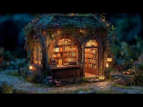 Hidden Fae Library Ambience 🌙📚 Cozy Music for Reading, Study & Relax