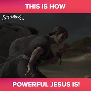 153K views · 10K reactions | Even the evil spirit obeyed Jesus and trembled at His feet!  Download the Superbook Bible App and learn more about the power of Jesus! ➡️ https://go.cbn.com/uHuB | Superbook | Facebook