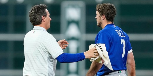 Teel (right hamstring) could be out 4-6 weeks; Italy adds new catcher