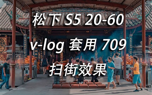松下S5 2060套机 v-log套用官网709无调色效果