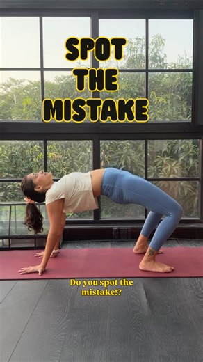 Samiksha Shetty on Instagram: "The pose isn’t wrong. The micro-alignment is. It starts at the elbows — a small overextension. That tiny lock shifts the chest forward and changes how the hips and core support the pose. Micro-adjustments make the biggest difference."