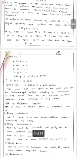 Properties of Xor Gate