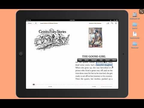 iPad Tutorial - Highlighting text