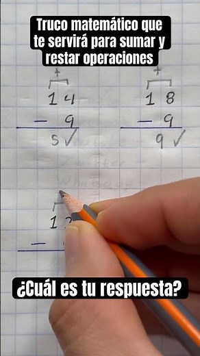 Truco matemático que te ayudará a sumar y restar operaciones básicas
