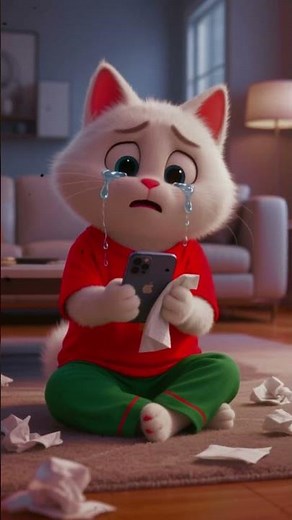 Cute Cat Makes a HUGE Mistake! 😭 #cat #cute #kitten #funny #catlover