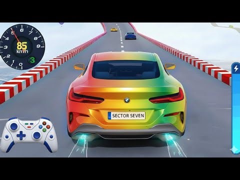 Mega Ramp Monster Car Racing 3D - Extreme Car Stunts - Android Gameplay