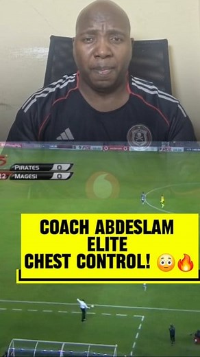 coach Abdeslam Ouaddou never misses a chance to show off that elite chest control! 😳🔥Show us a coach with better control… we’ll wait 👏😉 Hashtags: #OrlandoPirates #AbdeslamOuaddou #PiratesVsMagesi #FootballHumor #SoccerReels | VARStudio