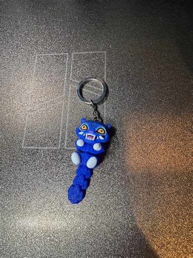 Derpy Tiger Keychain Inspired by Kpop Demon Hunter - Etsy