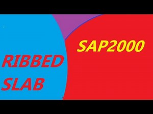 #48 How to Draw Ribbed Slab on SAP 2000