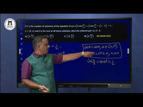 JEE |MATHS | கணிதம் | TRIGONOMETRIC EQUATION - 12 | Kalvi TV