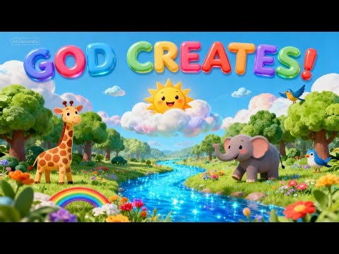 In the Beginning: God Creates the World! (Genesis 1 Animated Bible Story for Kids)