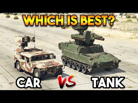 GTA 5 MODS: CAR MISSILES VS TANK MISSILES (WHICH IS BEST MILITARY VEHICLE?)