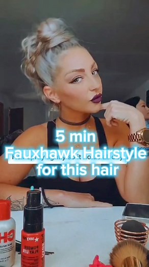 Want to learn how to do the Fauxhawk hairstyle with straight hair? I gotchu! #Fauxhawk #fauxhawkhairstyle #fauxhawktutorial #FauxhawkHair #Fauxhawkforstraighthair #fauxhawkchallenge #funhair #funhairstyles #easyhairstyles #quickhairstyle #simplehairstyle #straightfauxhawkhairstyle #stepbystephair #stepbystephairtutorial #straighthairfauxhawk #rockingthefauxhawk #5minutefauxhawk #mohawkhairstyle fohawk #fohawkhairstyle #mohawkhairstyletutorial #mohawkhair #updotutorial #hairtutorials #hairtutoria