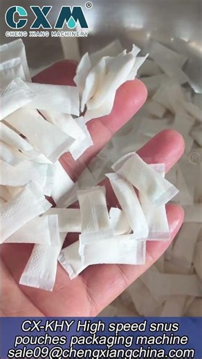 CX-KHY: 800 PPM High-Speed Snus & Nicotine Pouch Stick Pack Machine