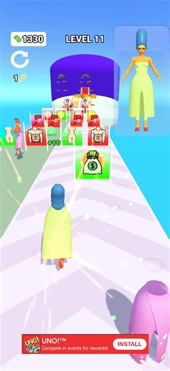 Marge Simpson vs Lia: Who Won? 🏆 #HyperCasual #gaming #shorts