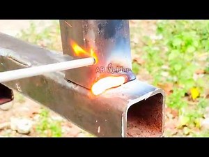 Learn to Weld Square Steel at Home: Here's an Explanation of 2 Techniques in 1 Position