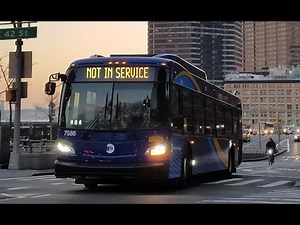 MTA NYCT Bus : 2019 New Flyer XD40 #7588 Not in Service @United Nations