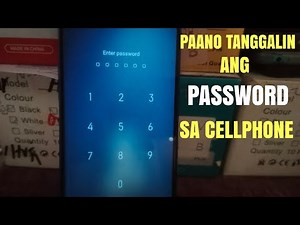 PAANO Tanggalin ang Password / Pattern sa Cellphone or any Android Phone? step by step