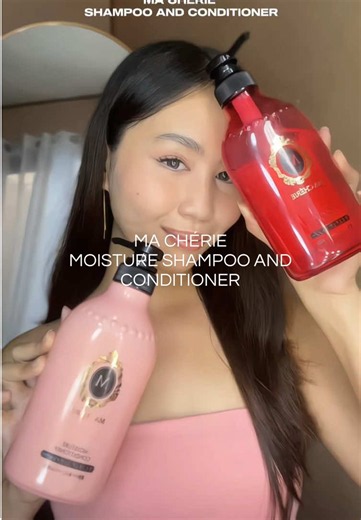 finally found a shampoo and conditioner that leaves your hair silky, smooth, and smelling expensive 🌸✨ @MA CHÉRIE by FineToday PH