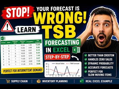 🔥 95% of Planners Don't Know This Forecasting Method | TSB Excel Tutorial