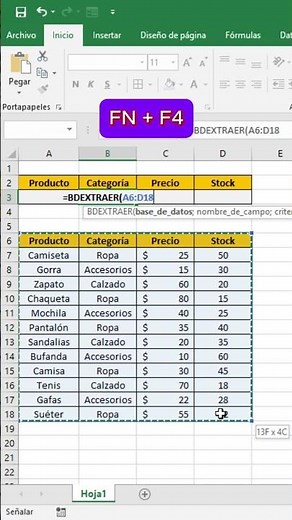 Get data in Excel without XLOOKUP using DGET (hidden trick) #excel #shorts #exceltips
