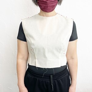 《洋裁レッスン》自分の原型作り/型紙作りの面白さは一生もの