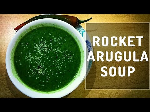 Rocket Soup / Arugula Soup | Vegan Cream Soup