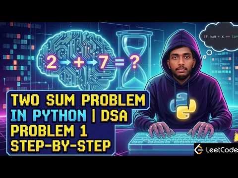 Easiest DSA Problem | Two Sum #pythontutorial