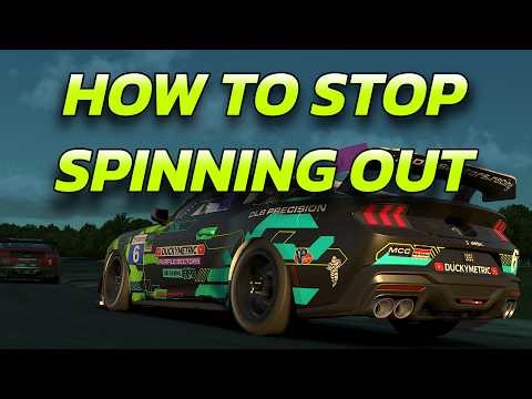 How to STOP SPINNING OUT in iRacing / Sim Racing