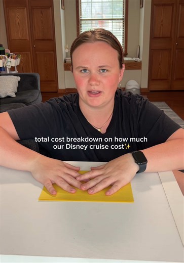 this is how much our first Disney cruise cost! this was for 4 nights on the Disney Dream ✨🛥️ #disneydream #howmuchitcosts #pricebreakdown #familyvacation #disneyvacation