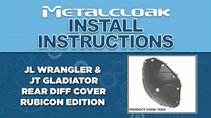 How To Install: Rear Diff Cover (M220 | 3rd Gen D44) Rubicon Edition for the JL Wrangler and JT Gladiator