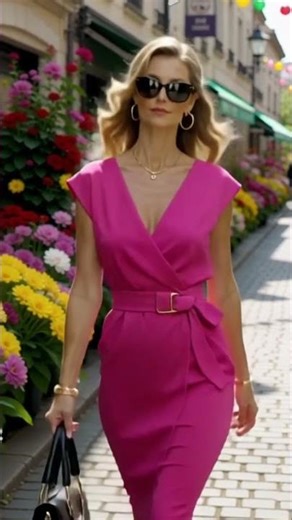 4 Colorful Street Style Outfits Red, Green, Blue & Pink Looks 2025 🌈✨#fashion #style #fashionstyle