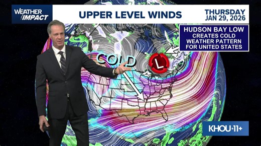 Chief Meteorologist David Paul with an extended look at the Houston forecast on KHOU 11 at 6:30 p.m. on Thursday, Jan. 29, 2026. | KHOU 11 News
