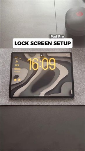 My iPad Pro Lock Screen Setup #shorts