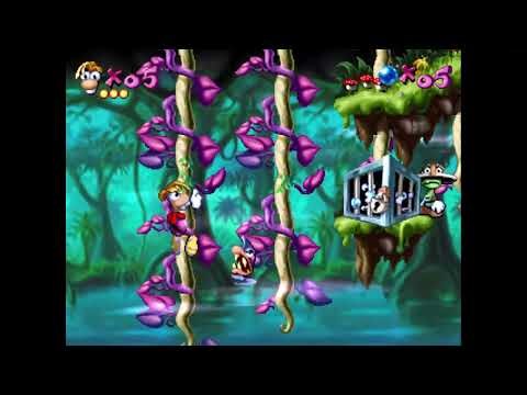 [PS1] Rayman - #1 The Dream Forest - Pink Plant Woods