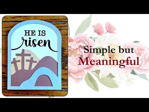 Faith Inspired Easter Card with Cricut