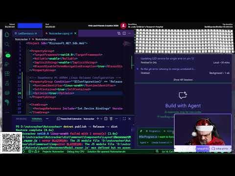 Christmas C# with LEDs and Pi!