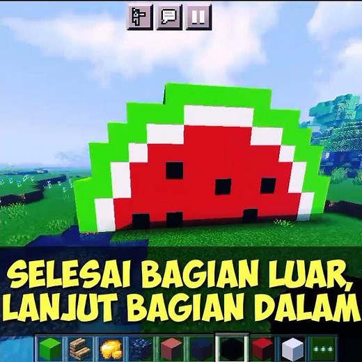 WOW‼️Noob👎Coba_BIKIN RUMAH DENGAN BENTUK TAK BIASA DIMinecraft #shorts