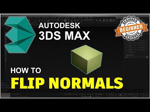 3Ds Max How To Flip Normals Tutorial