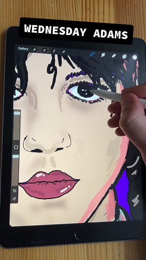 WEDNESDAY ART!! #wednesdayart #wednesdayarethenewfriday #netflixart #wednesdayadam #wednesdaynetflix #wednesdaydrawing #netflixshow