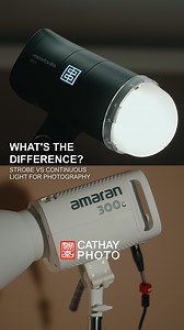 When should you flash a strobe and when should you beam in continuous light? Watch on to illuminate your knowledge!  #cathayforcontentcreators #igreels #elinchrom #aputure #cathayphoto #strobe #lighting #tips #photography #videography | Cathay Photo | Facebook