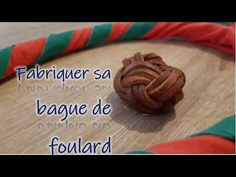FABRIQUER SA BAGUE DE FOULARD ( bonnet turc)