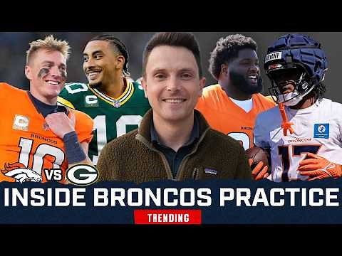 Broncos BIG Injury News, Is Broncos vs Packers A Super Bowl Preview & More | Inside Broncos Practice