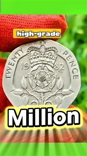 1982 UK Twenty Pence Value | Rare Elizabeth II Coin Worth Good Money! #Shorts