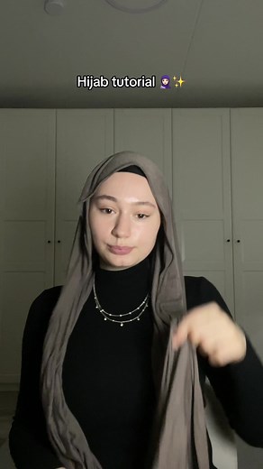 Finally the hijab tutorial. This is how I’m doing my hijab 💗 #viralvideo #hijab #tutorial #ForYouPage