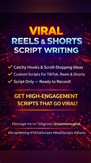 🔥 ALL SERVICES – AD READY 🔥✍️ PROFESSIONAL WRITING SERVICES:✨ Viral Reels / Shorts scripts