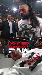 bro was crazy for laughing this off... 😱 #WWE #CMPunk #RomanReigns