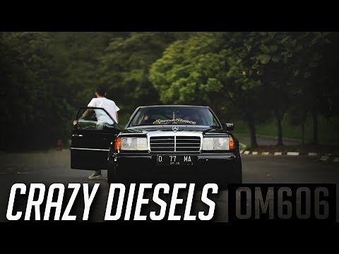 Mercedes Benz OM606 3.0 Crazy Diesel Sound Compilation Part 1