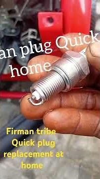 how to change spark plug on firman generator Quick at home. quick fix/skytech Firman Tribe
